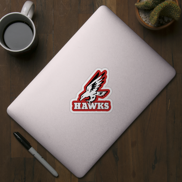 Hawks Mascot by Generic Mascots